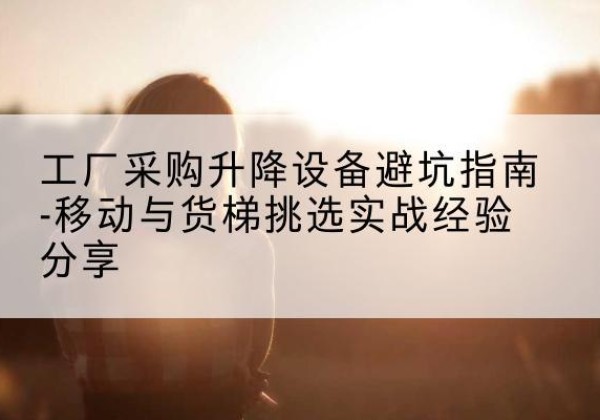 宁蒗移动式升降机怎么选-工厂采购升降设备避坑指南-移动与货梯挑选实战经验分享